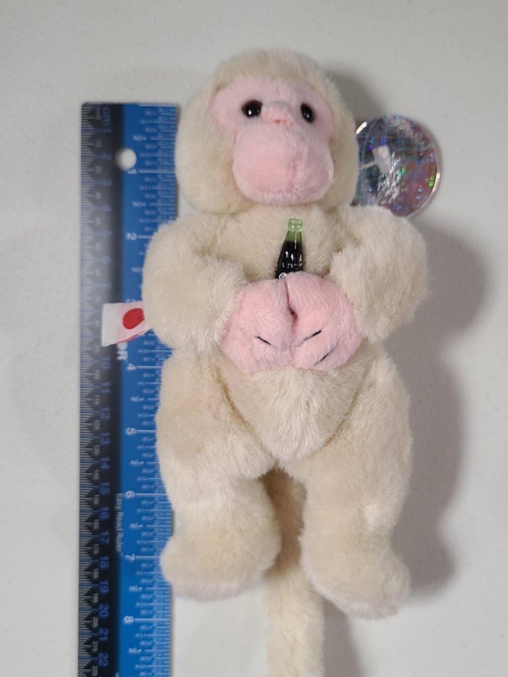 Coca Cola Monkey Plush & Bean Bag Soda Can Collectible Vintage 90's - Picture 6 of 11